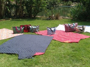 Beach Bags, Picnic mats, Beach Mats